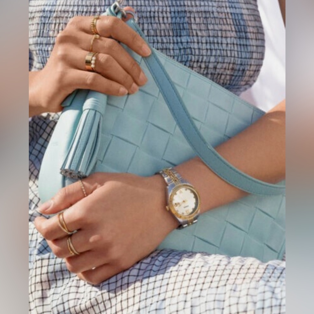 Fossil Jolie Shoulder Bag | Turquoise Blue Leather Purse
